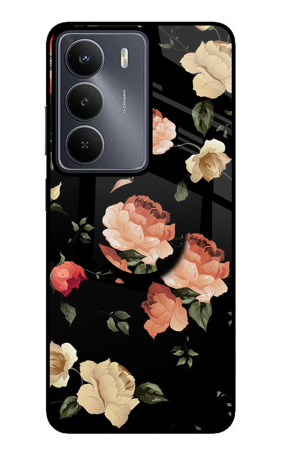 Flowers Realme Narzo 80 Lite 5G Pop Case, Metal case