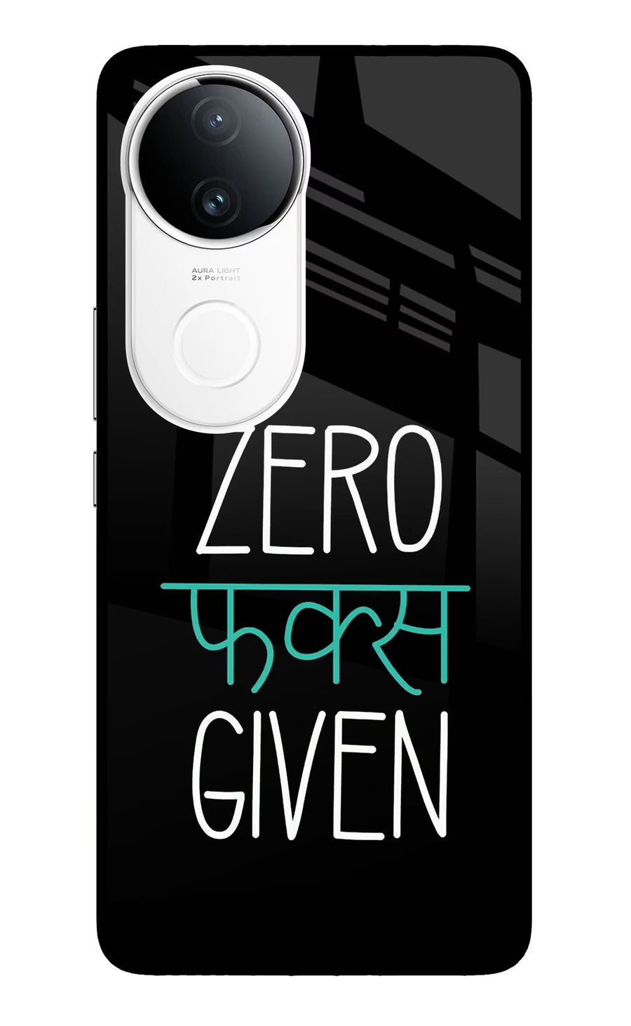 Zero Fucks Given Vivo T4R 5G Back Cover, Metal case