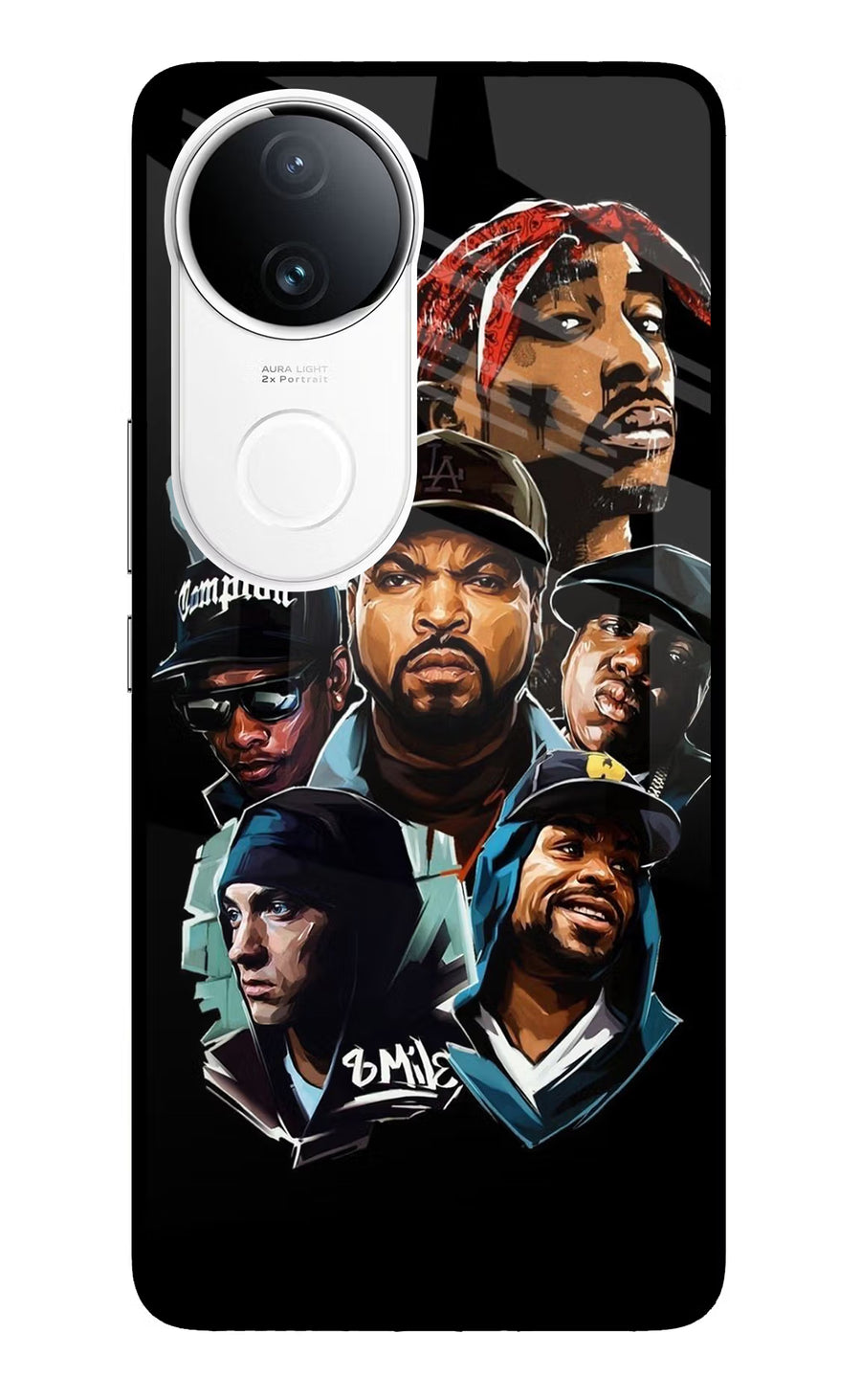Rappers Vivo T4R 5G Back Cover, Metal case