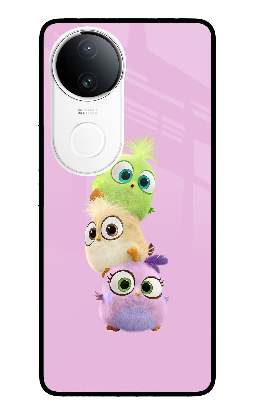 Cute Little Birds Vivo T4R 5G Back Cover, Metal case