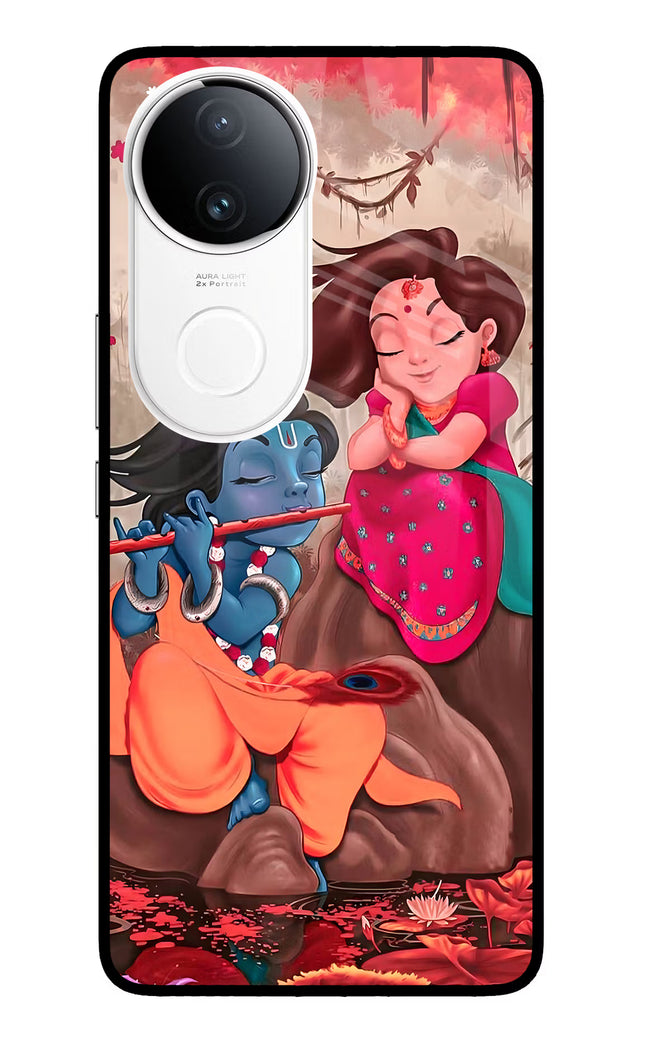 Radhe Krishna Vivo T4R 5G Metal Case Back Cover by Casekaro