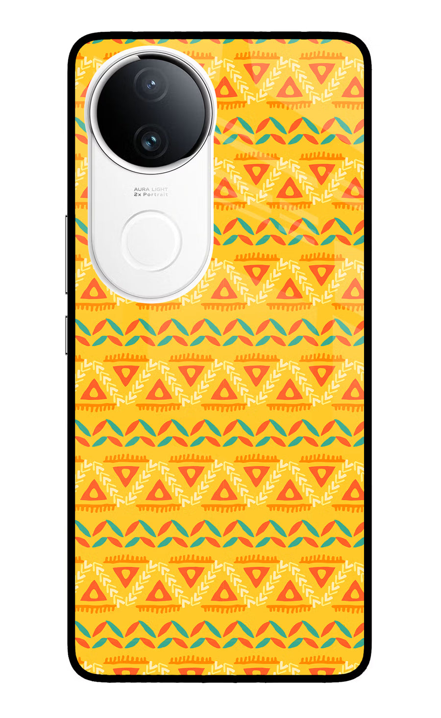 Tribal Pattern Vivo T4R 5G Back Cover, Metal case