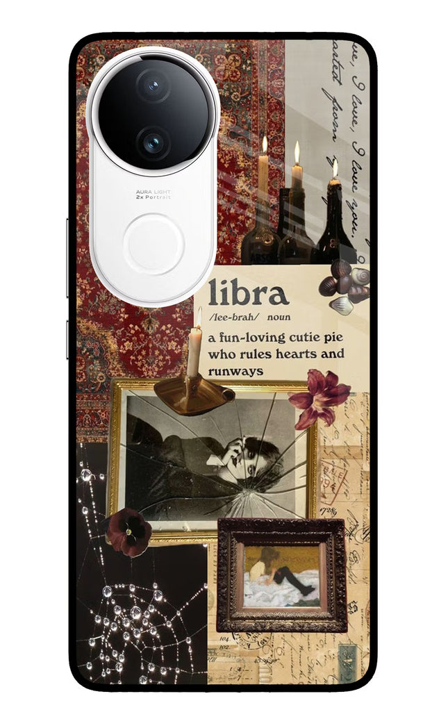 Libra Zodiac Vivo T4R 5G Metal Case Back Cover by Casekaro