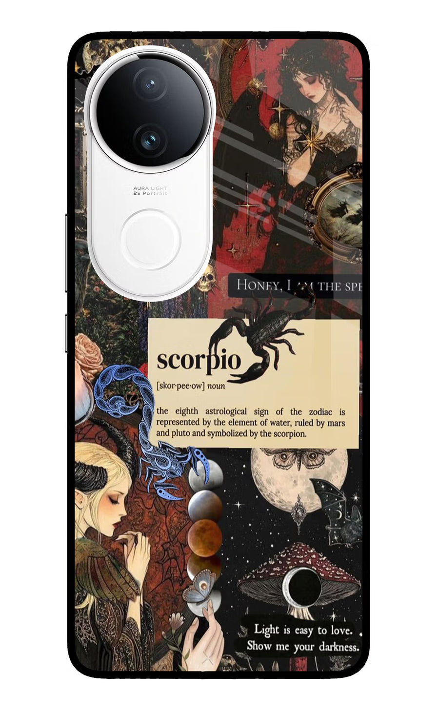 Scorpio Zodiac Vivo T4R 5G Back Cover, Metal case