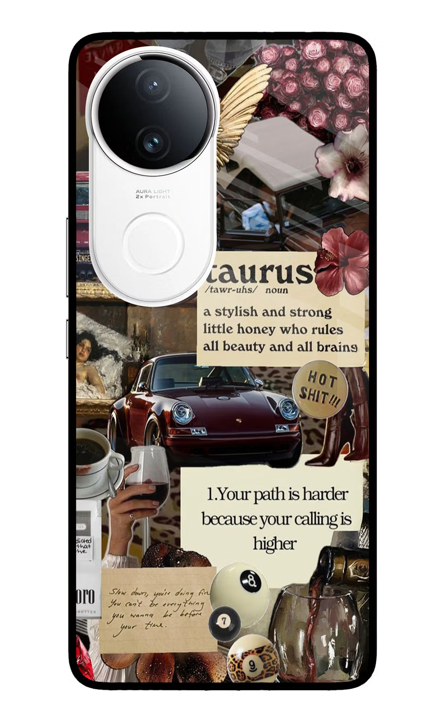 Taurus Zodiac Vivo T4R 5G Back Cover, Metal case