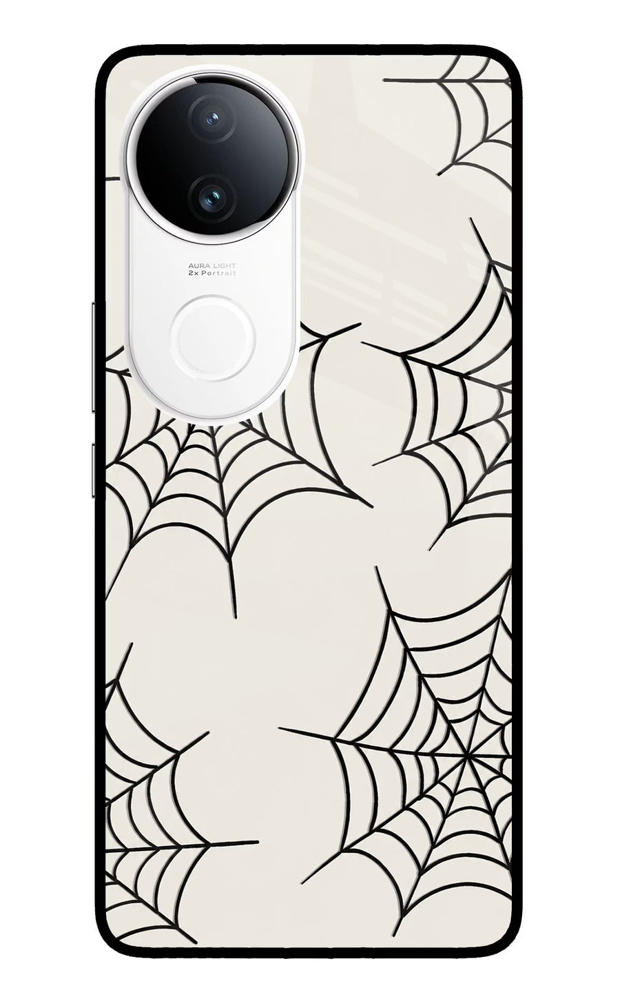 Spider Web Vivo T4R 5G Back Cover, Metal case