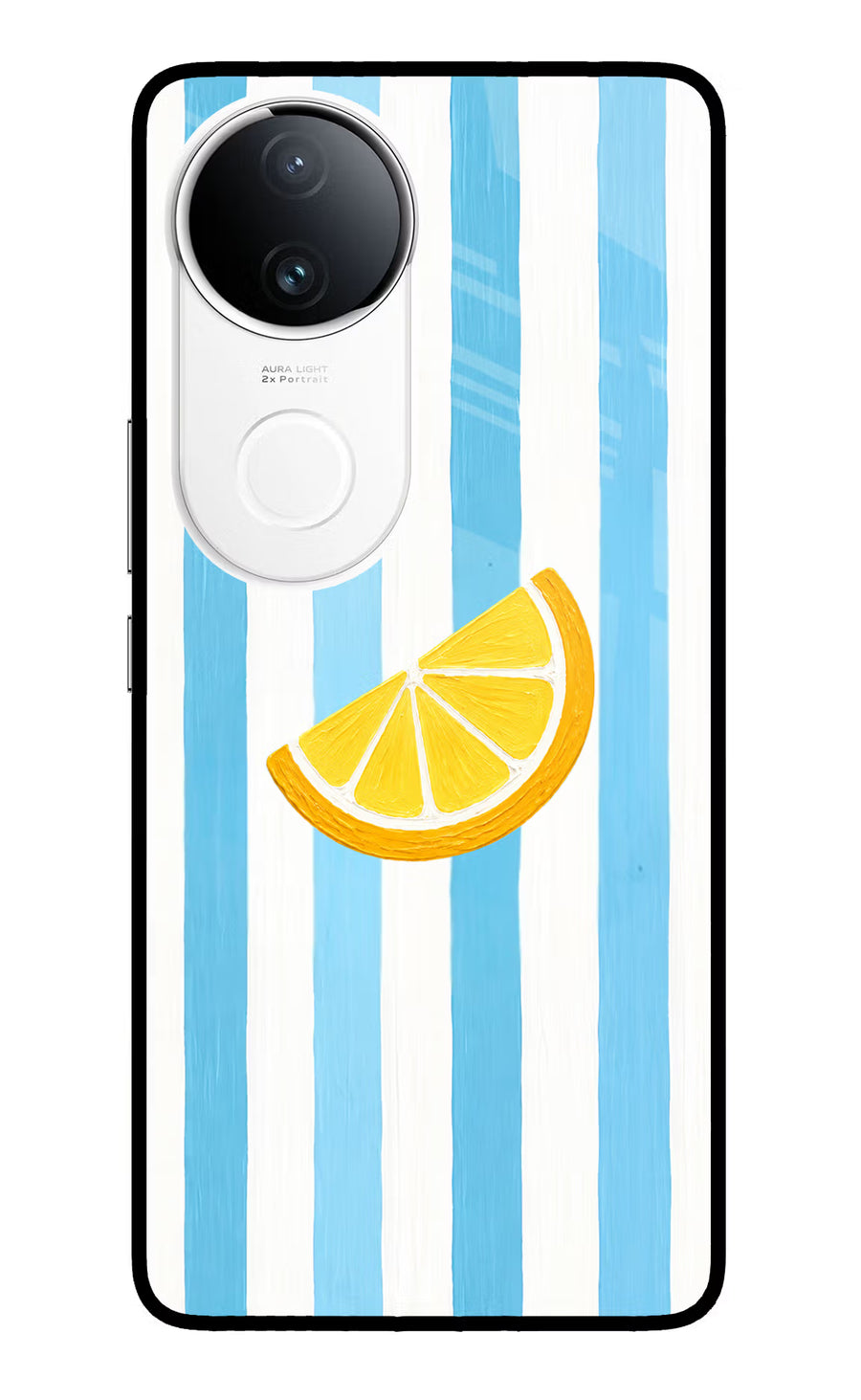 Summer Lemon Vivo T4R 5G Back Cover, Metal case