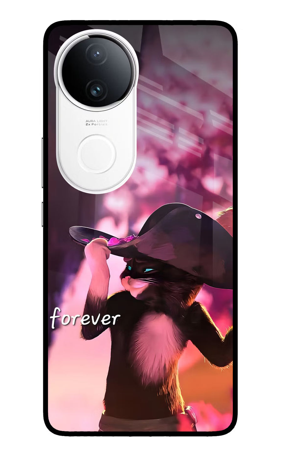 Forever Cat Vivo T4R 5G Back Cover, Metal case
