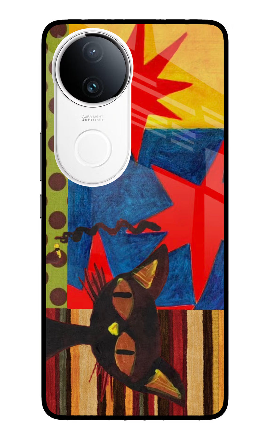 Pop Cat Vivo T4R 5G Back Cover, Metal case