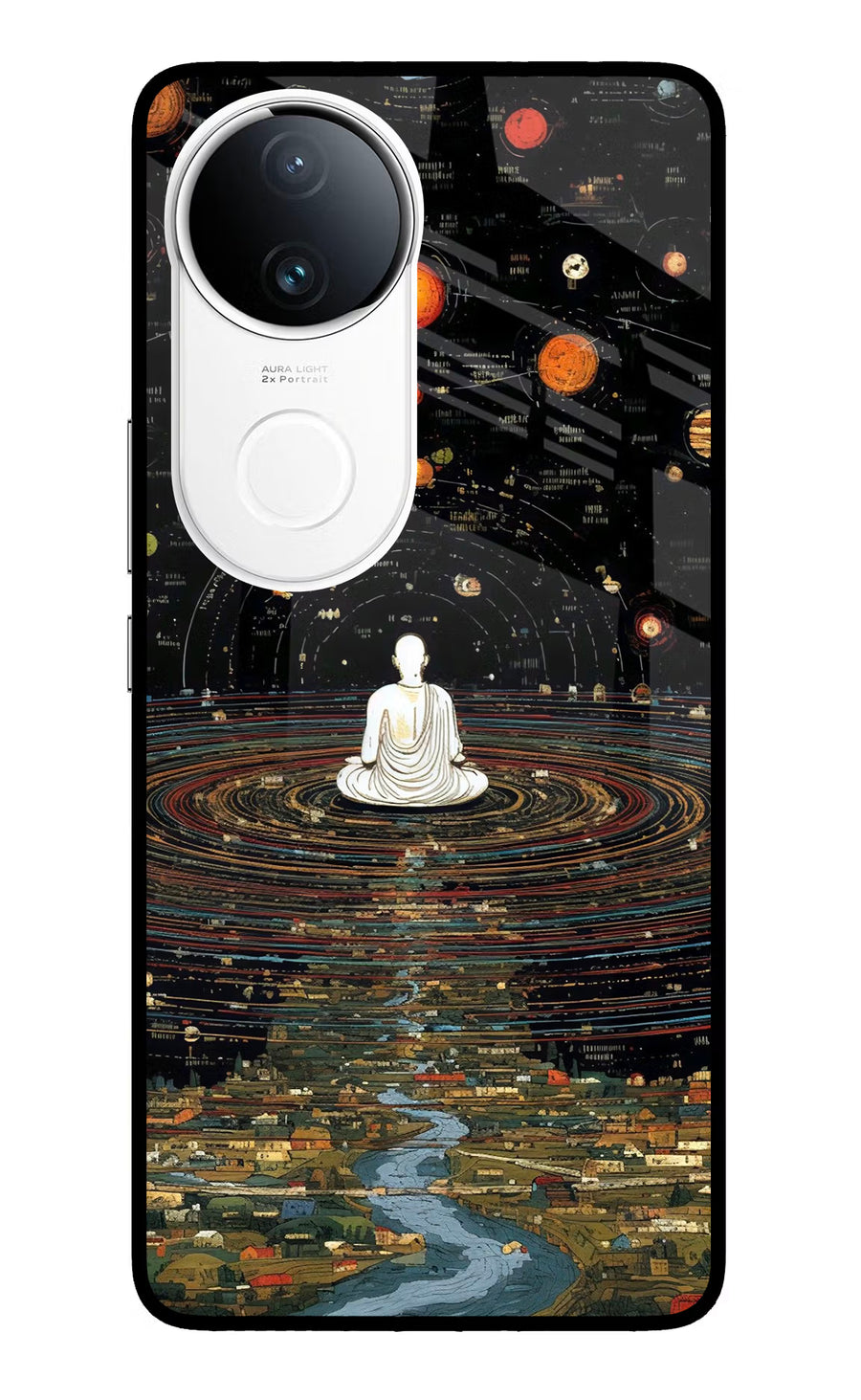 Space Monk Vivo T4R 5G Back Cover, Metal case