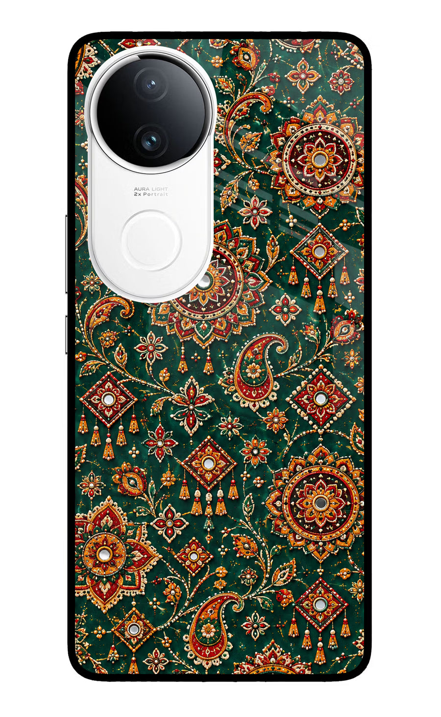 Green Pataka Vivo T4R 5G Back Cover, Metal case