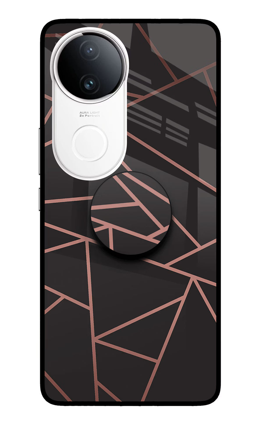 Geometric Pattern Vivo T4R 5G Pop Case, Metal case