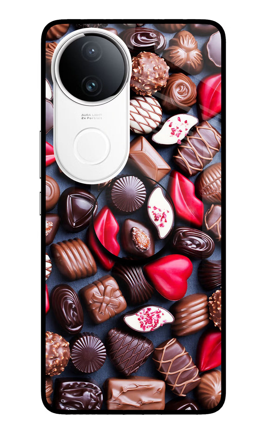 Chocolates Vivo T4R 5G Pop Case, Metal case