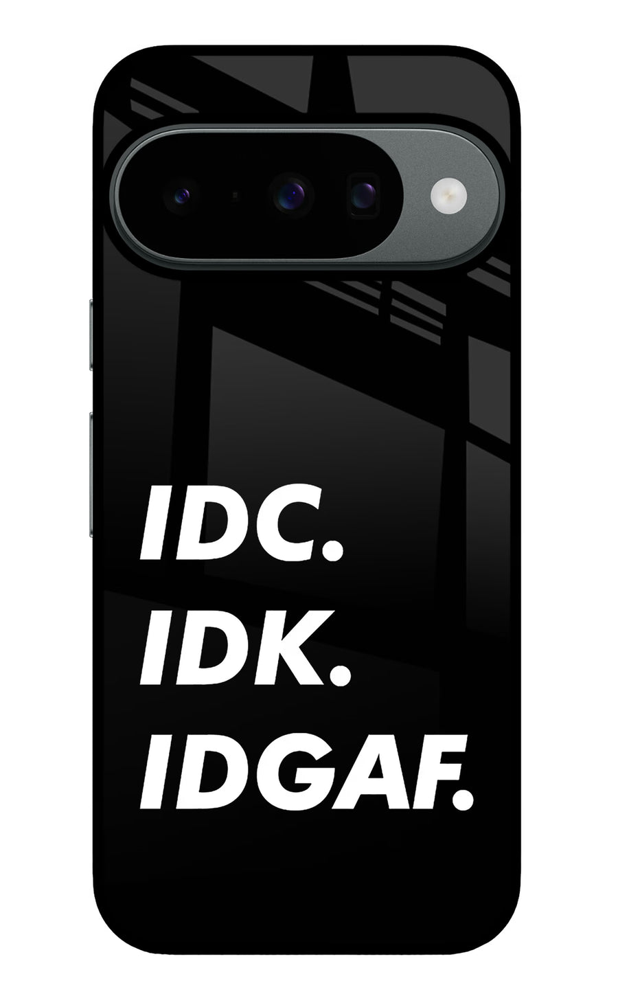 Idc Idk Idgaf Google Pixel 10 Back Cover, Metal case