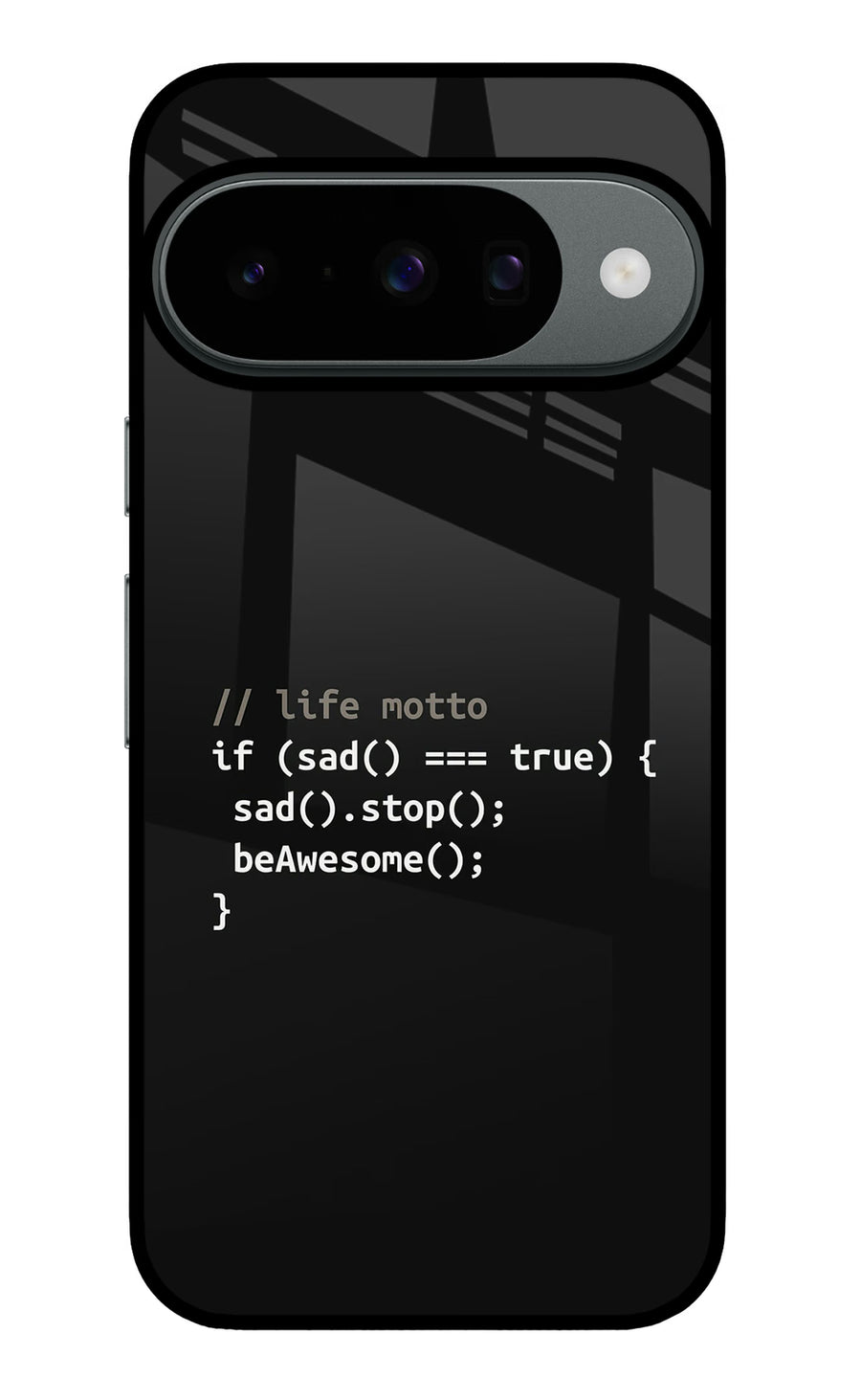 Life Motto Code Google Pixel 10 Back Cover, Metal case