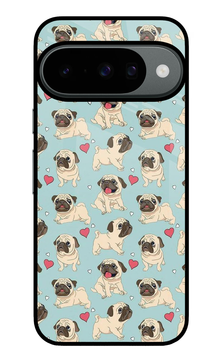 Pug Dog Google Pixel 10 Back Cover, Metal case