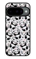 Cute Panda Google Pixel 10 Metal Case Back Cover by Casekaro