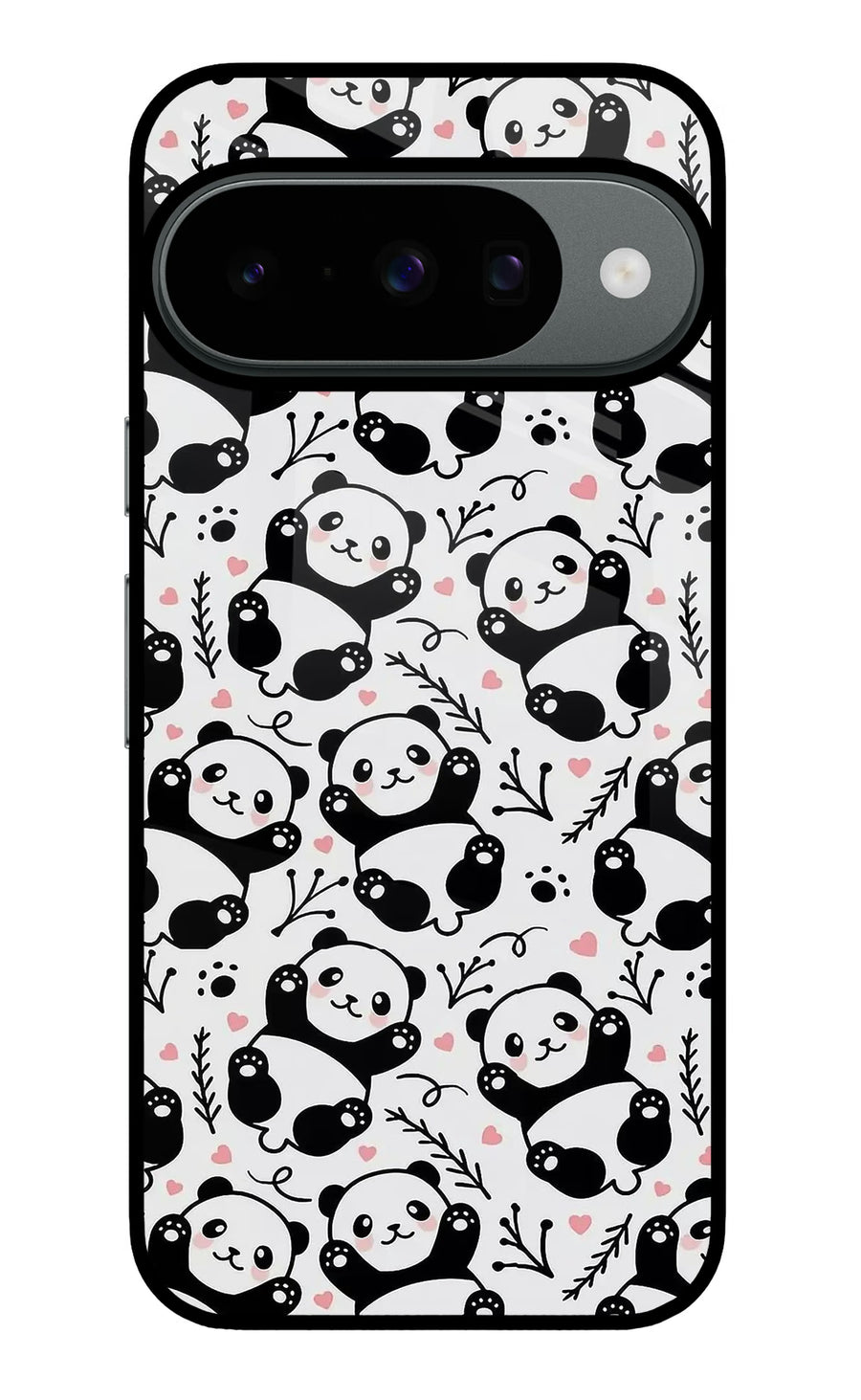 Cute Panda Google Pixel 10 Back Cover, Metal case