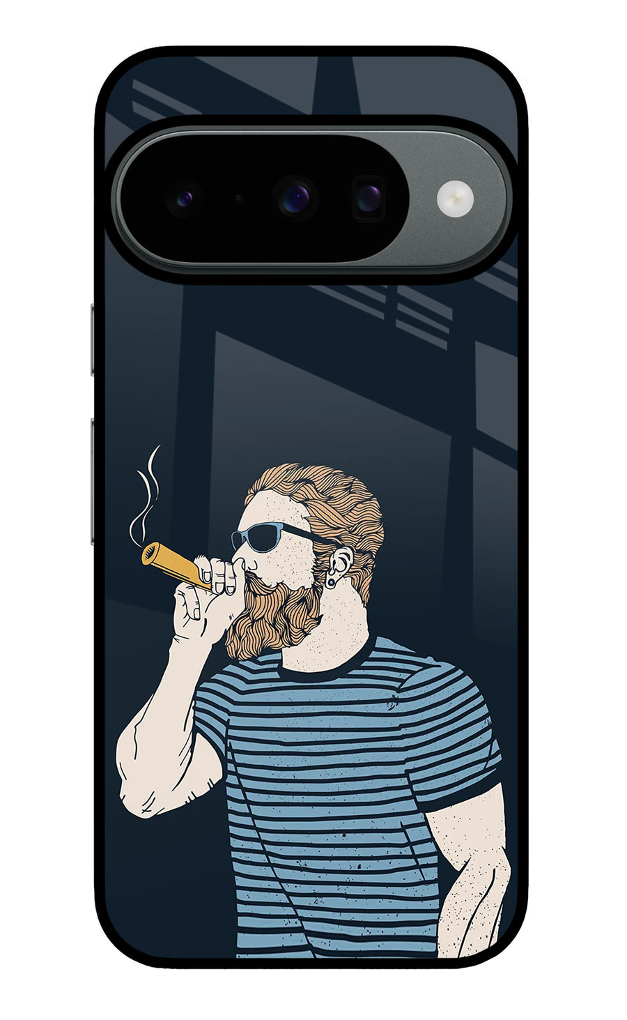 Smoking Google Pixel 10 Back Cover, Metal case