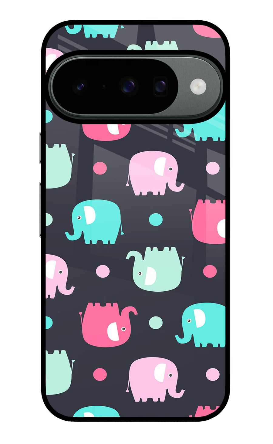 Elephants Google Pixel 10 Back Cover, Metal case