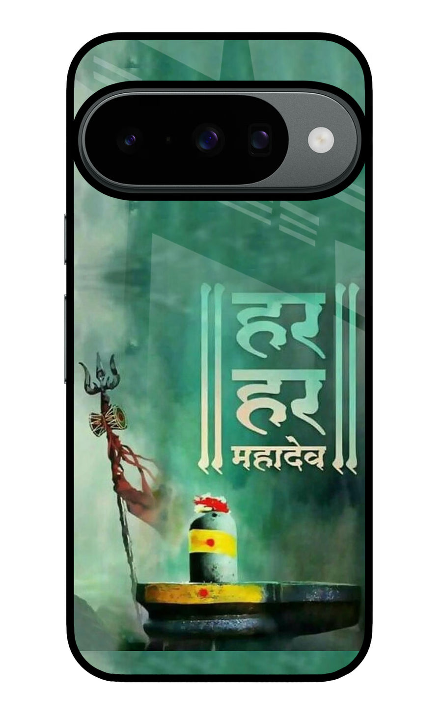 Har Har Mahadev Shivling Google Pixel 10 Back Cover, Metal case