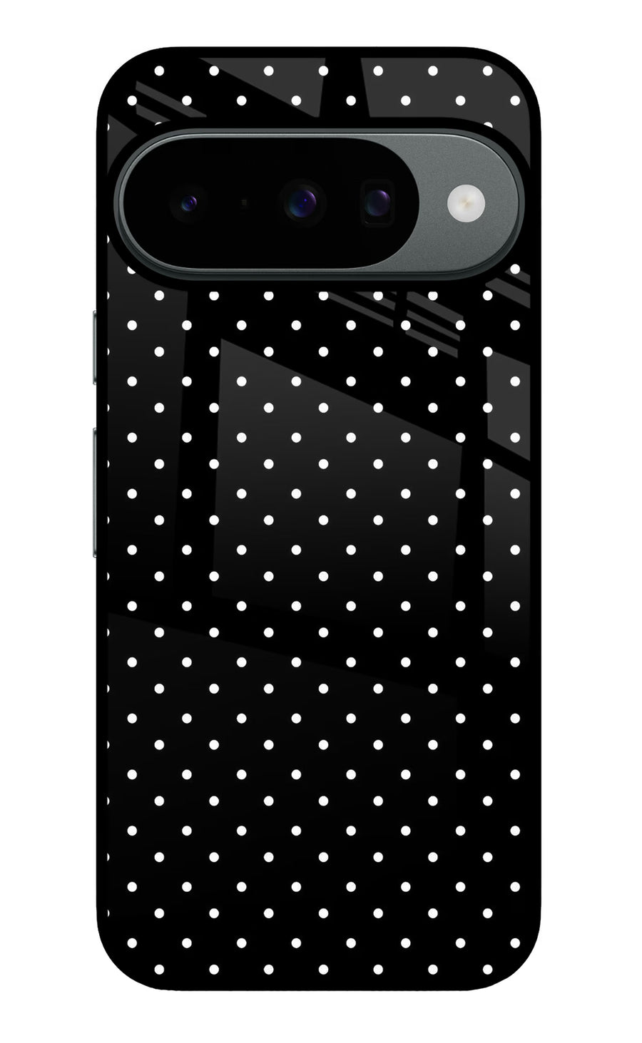 White Dots Google Pixel 10 Back Cover, Metal case