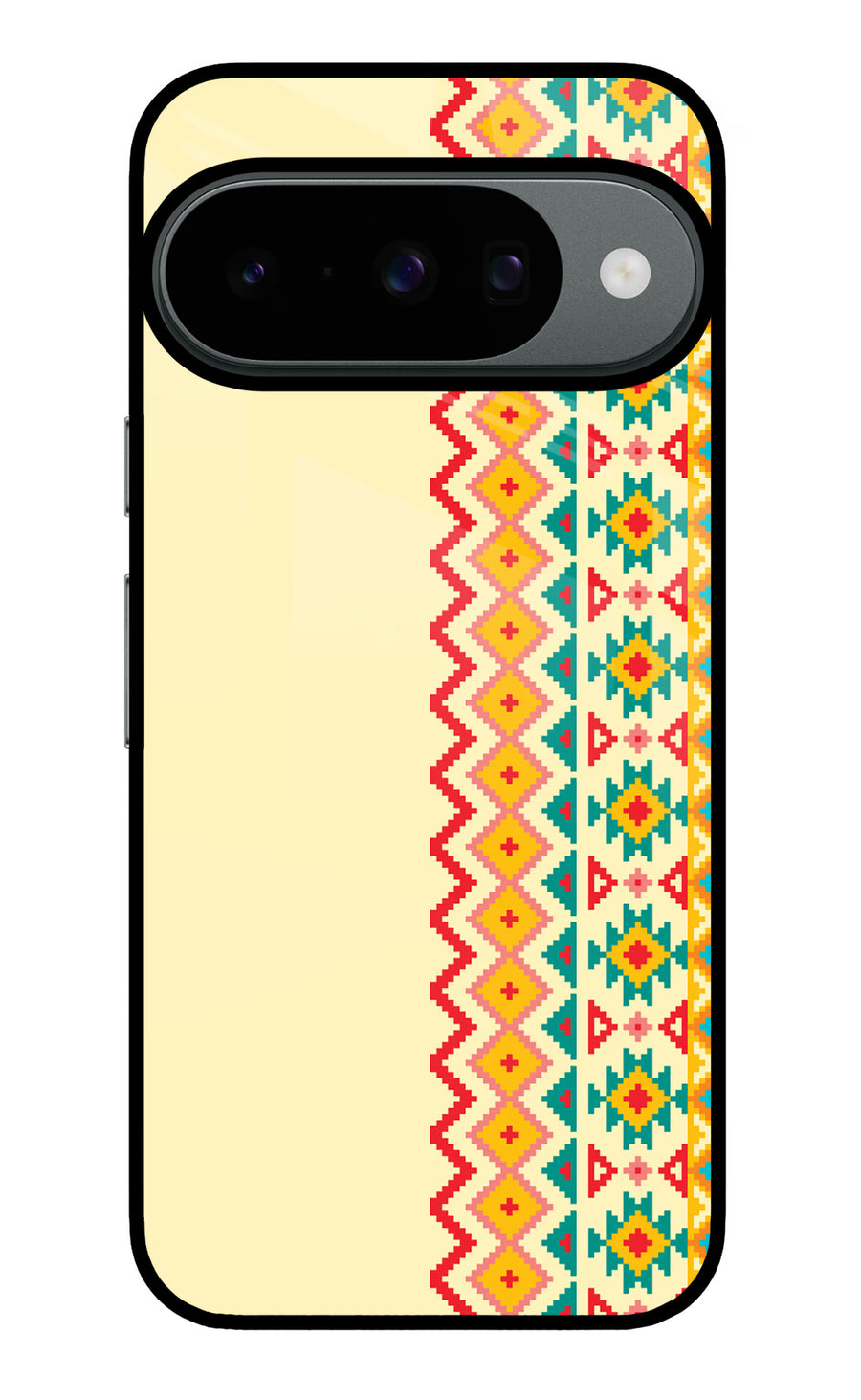Ethnic Seamless Google Pixel 10 Back Cover, Metal case