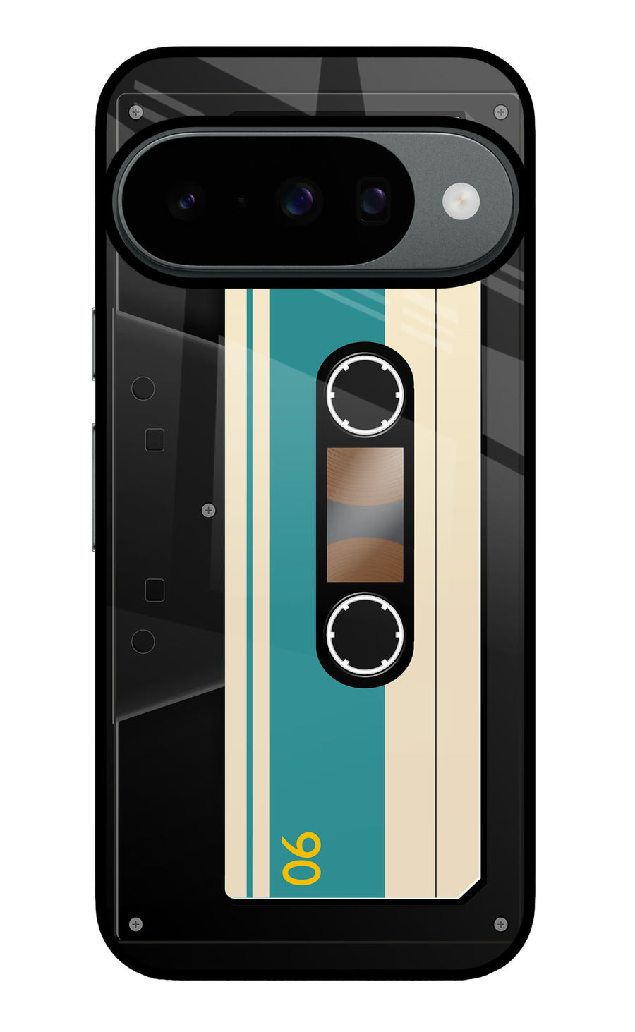 Cassette Google Pixel 10 Back Cover, Metal case