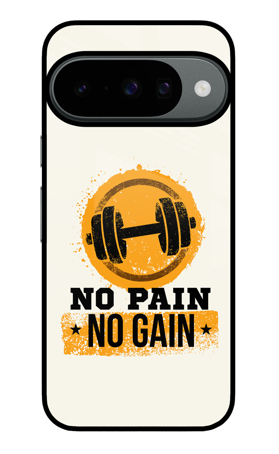 No Pain No Gain Google Pixel 10 Back Cover, Metal case
