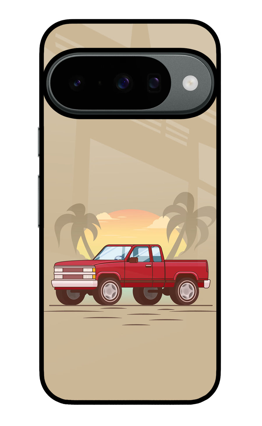 Desert Classic Drive Google Pixel 10 Back Cover, Metal case