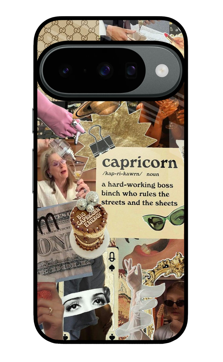 Capricorn Zodiac Google Pixel 10 Back Cover, Metal case