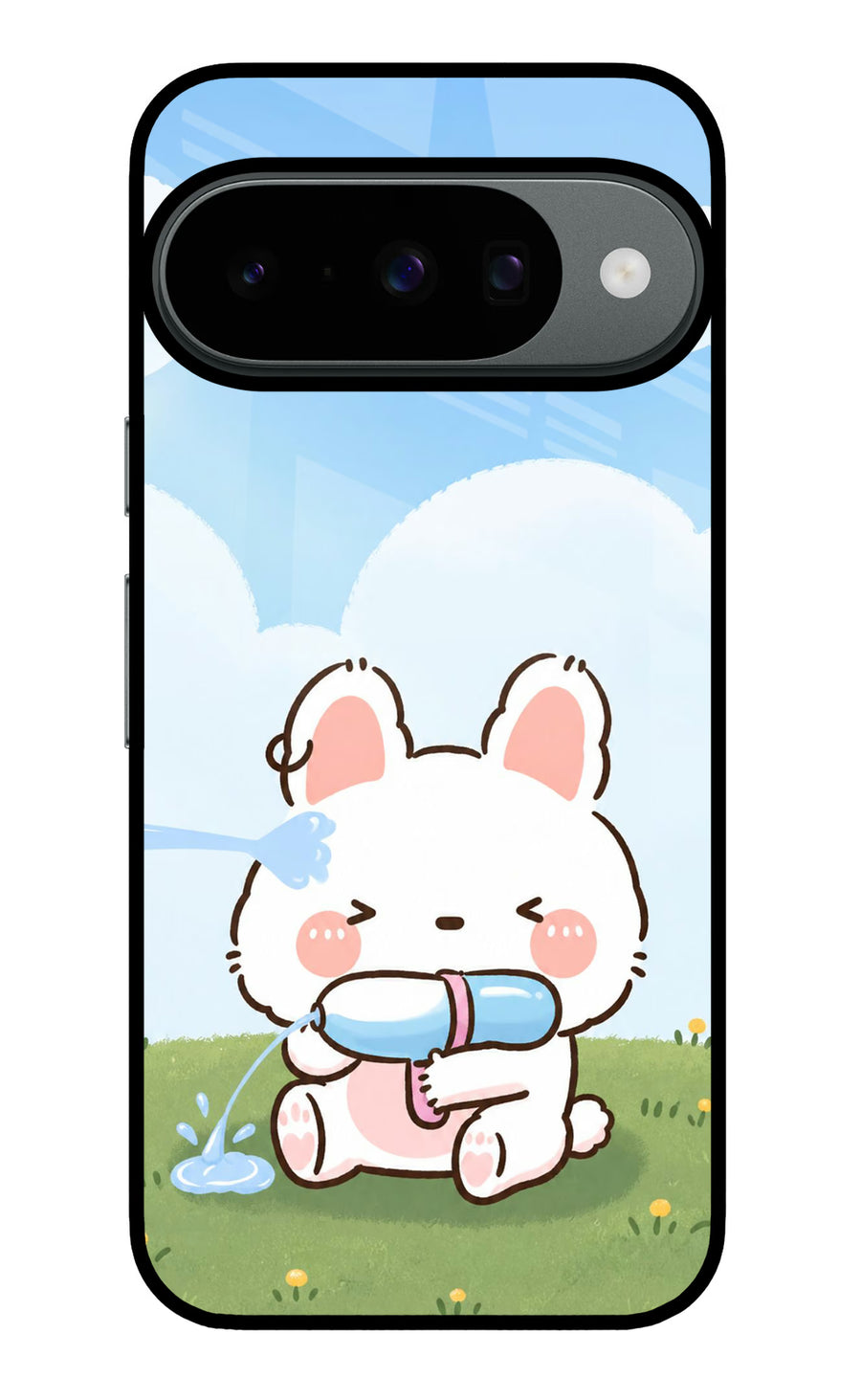 Bunny Treat Google Pixel 10 Back Cover, Metal case