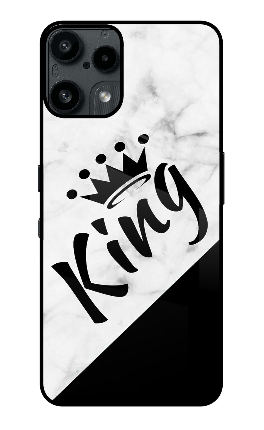 King Nothing Phone 3A Lite Back Cover, Metal case