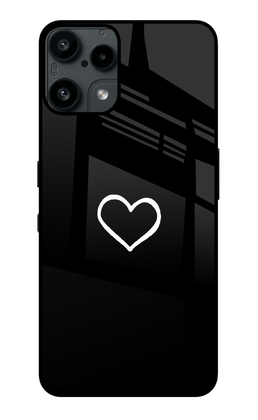 Heart Nothing Phone 3A Lite Back Cover, Metal case