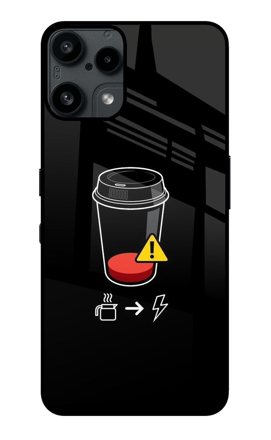 Coffee Nothing Phone 3A Lite Back Cover, Metal case