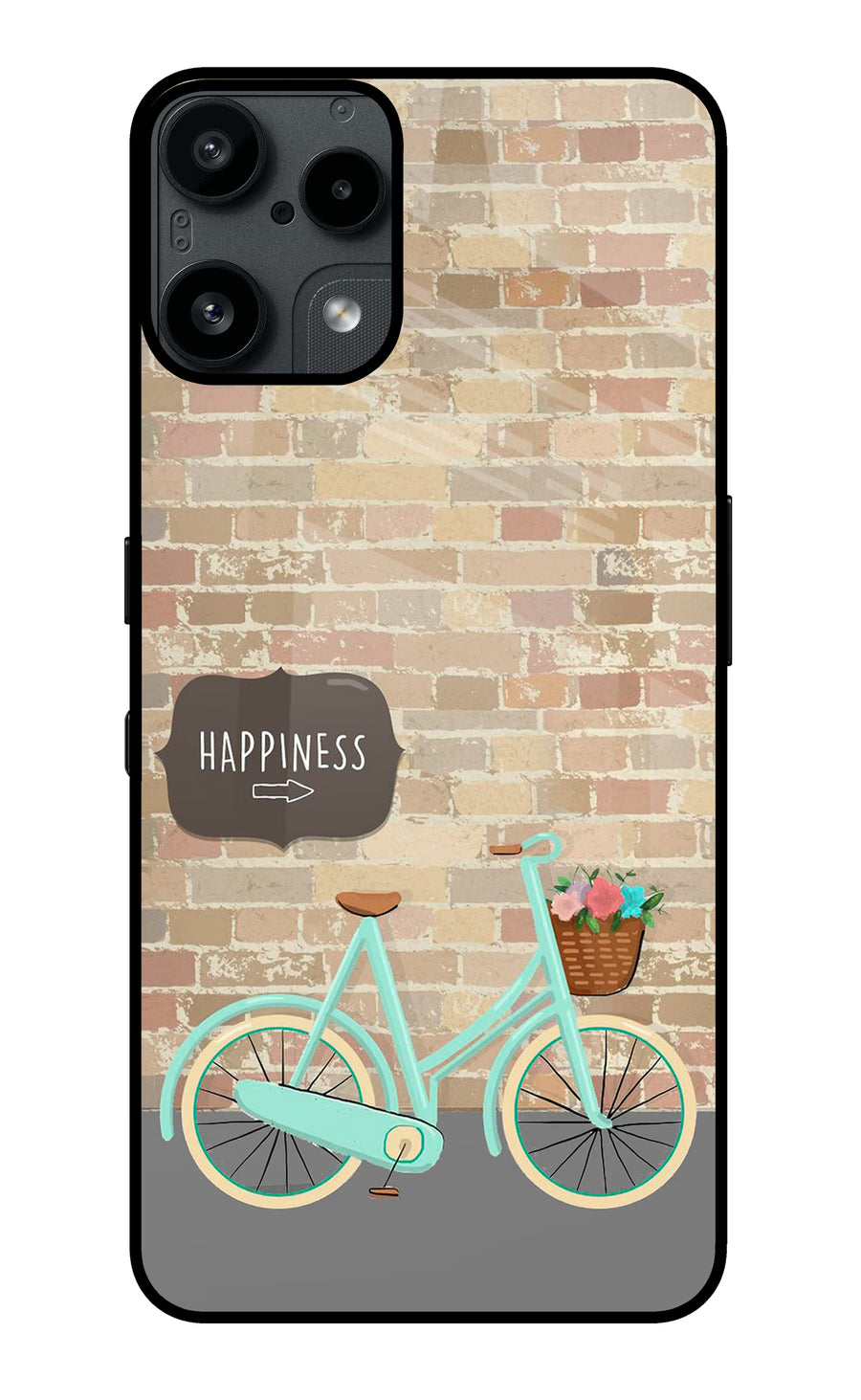 Happiness Artwork Nothing Phone 3A Lite Back Cover, Metal case