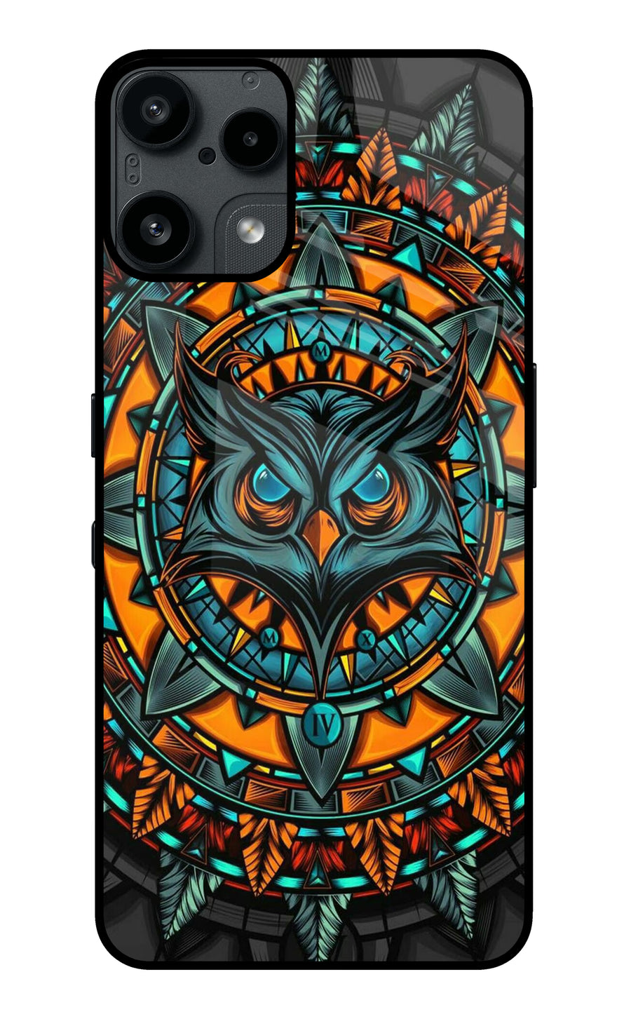 Angry Owl Art Nothing Phone 3A Lite Back Cover, Metal case