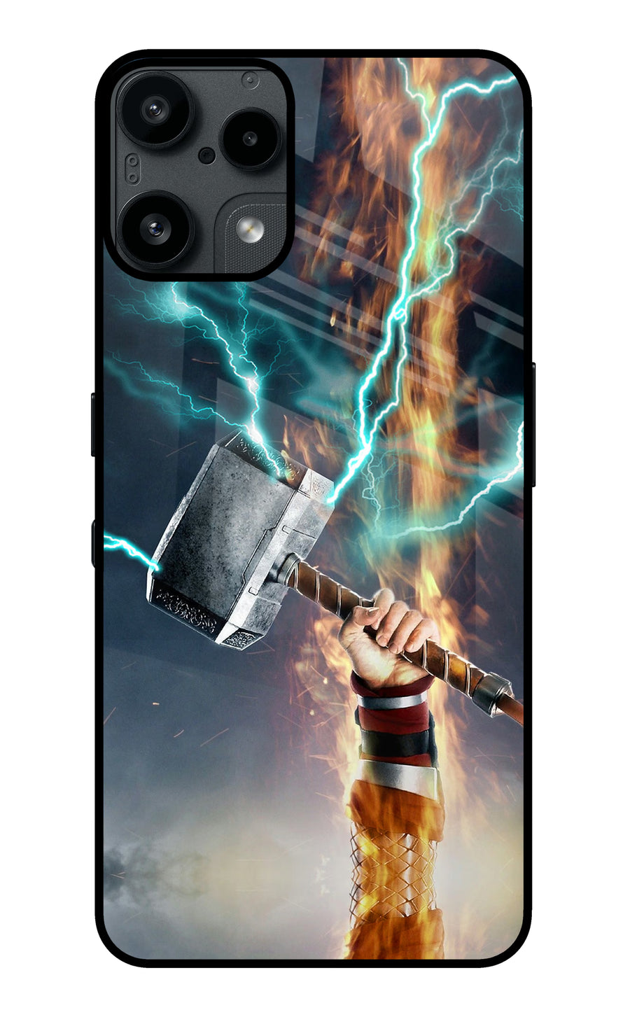 Thor Hammer Mjolnir Nothing Phone 3A Lite Back Cover, Metal case