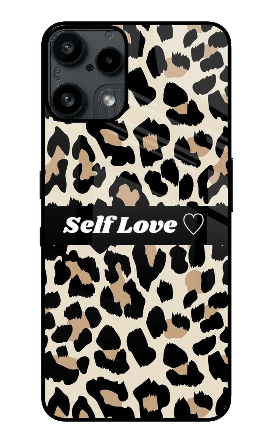 Leopard Print Self Love Nothing Phone 3A Lite Back Cover, Metal case