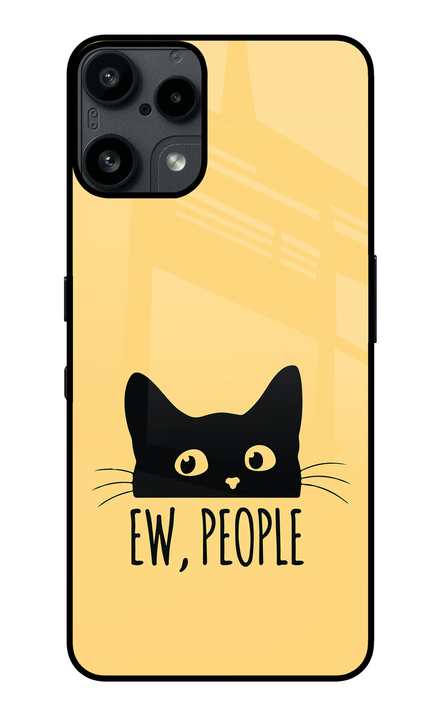 Ew People Catitude Nothing Phone 3A Lite Back Cover, Metal case
