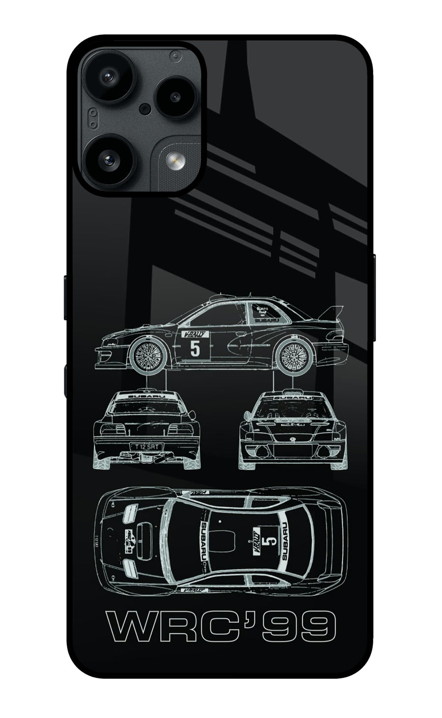 WRC'99 Nothing Phone 3A Lite Back Cover, Metal case