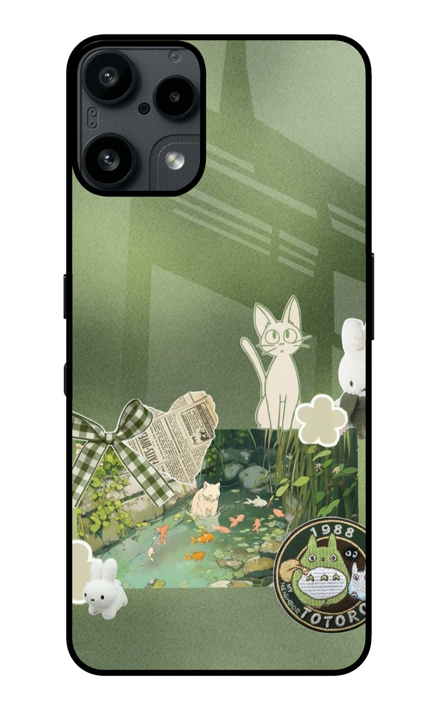 Aesthetic anime Nothing Phone 3A Lite Back Cover, Metal case
