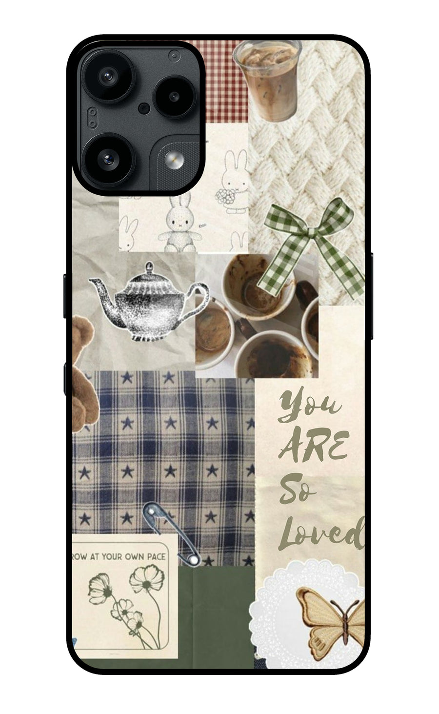 Cookie Nothing Phone 3A Lite Back Cover, Metal case