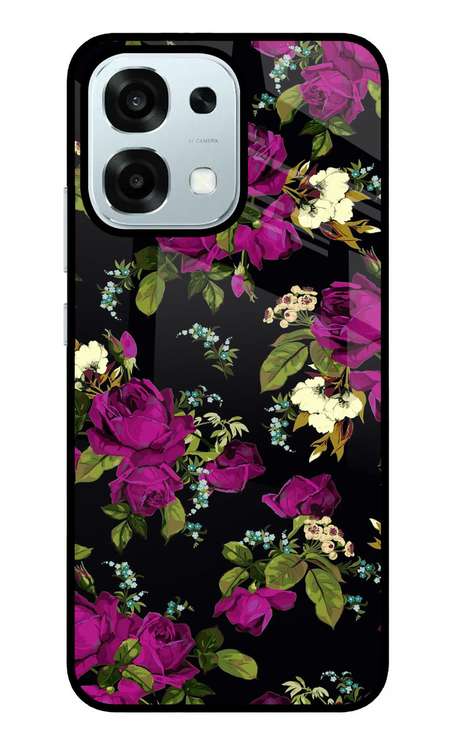 Flowers Oppo F31 5G Back Cover, Metal case