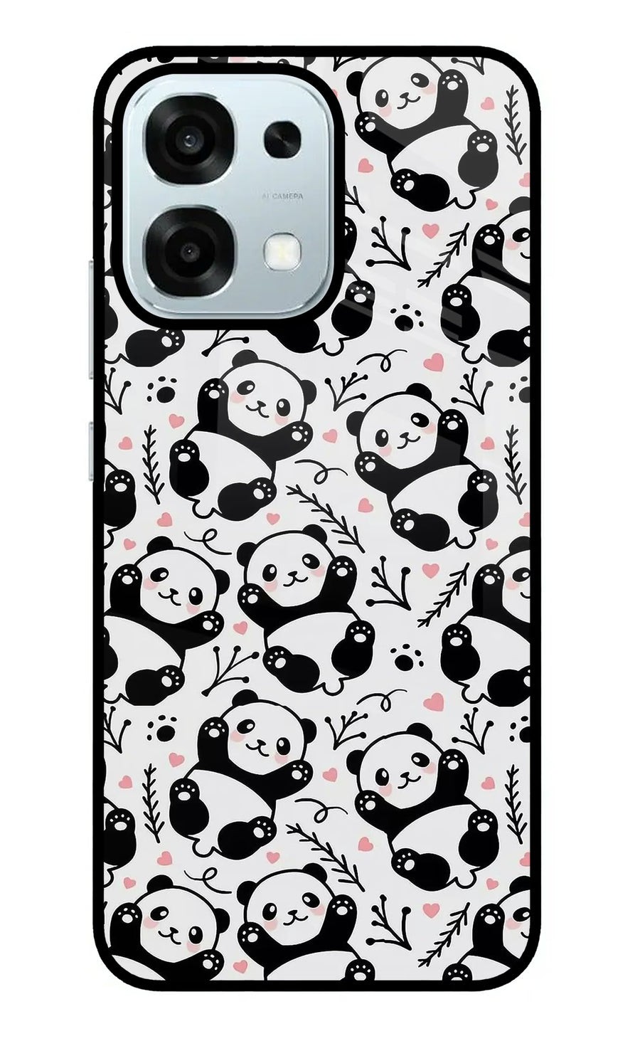 Cute Panda Oppo F31 5G Back Cover, Metal case