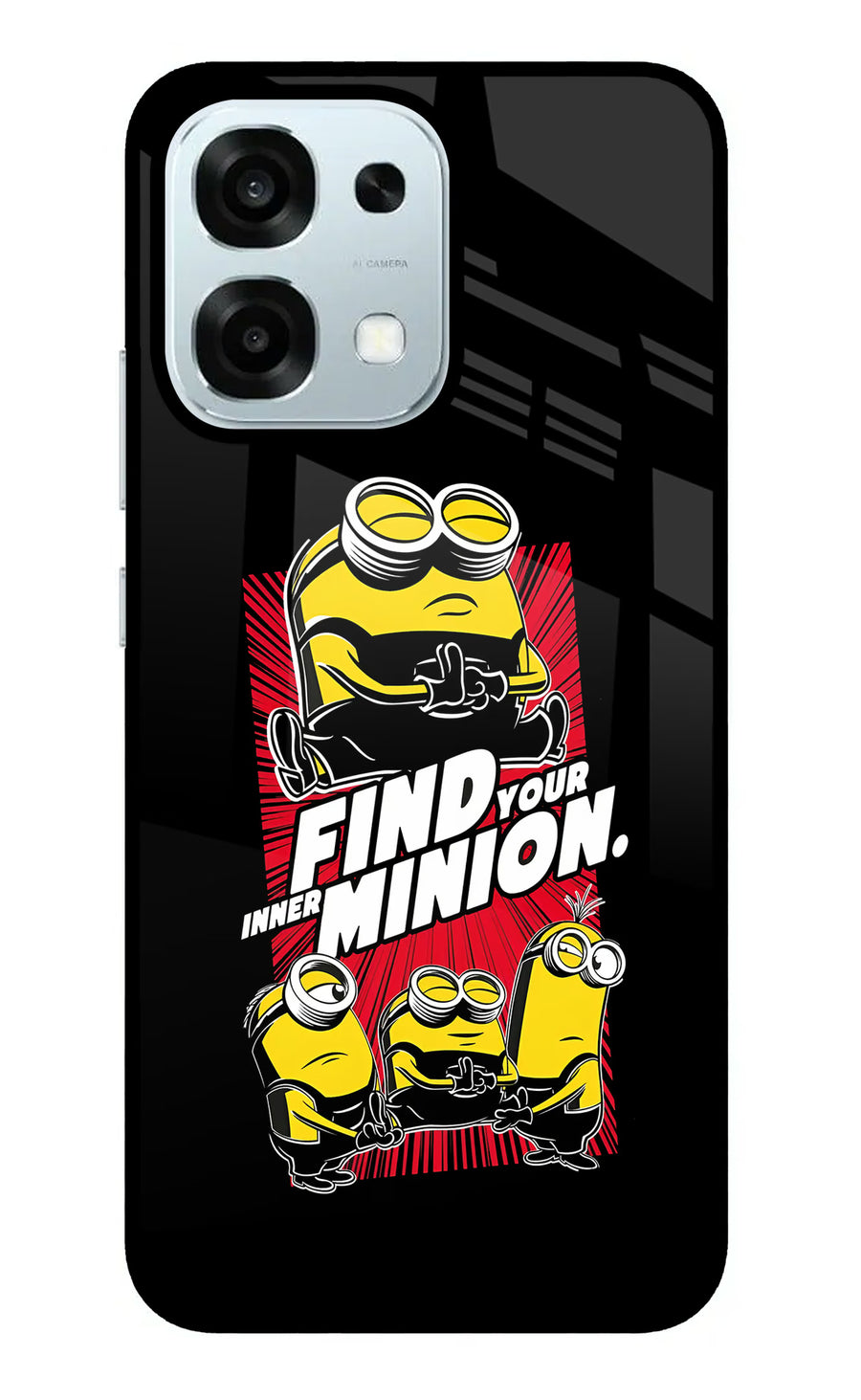 Find your inner Minion Oppo F31 5G Back Cover, Metal case