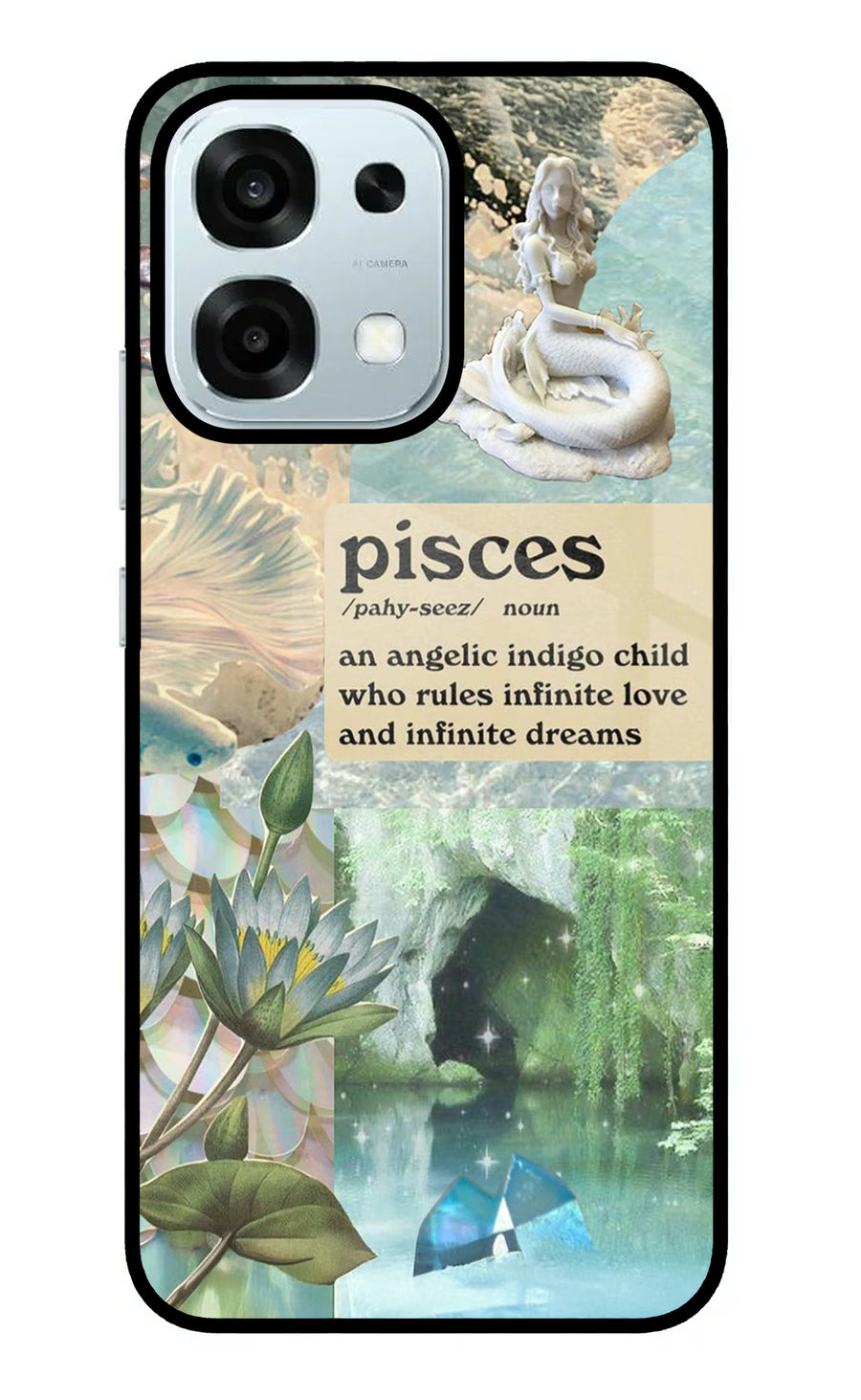 Pisces Zodiac Oppo F31 5G Back Cover, Metal case