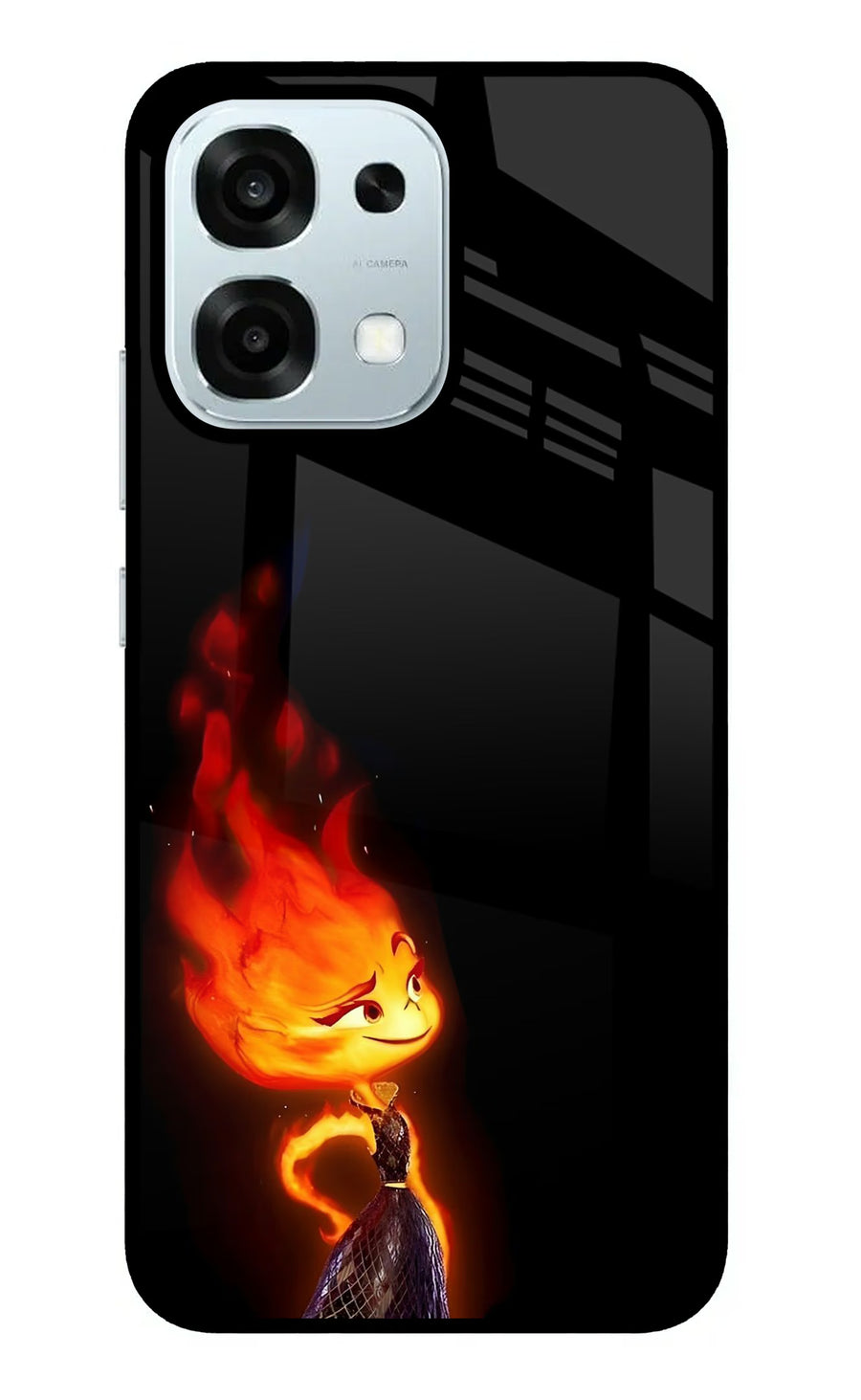 Ember Flame Oppo F31 5G Back Cover, Metal case