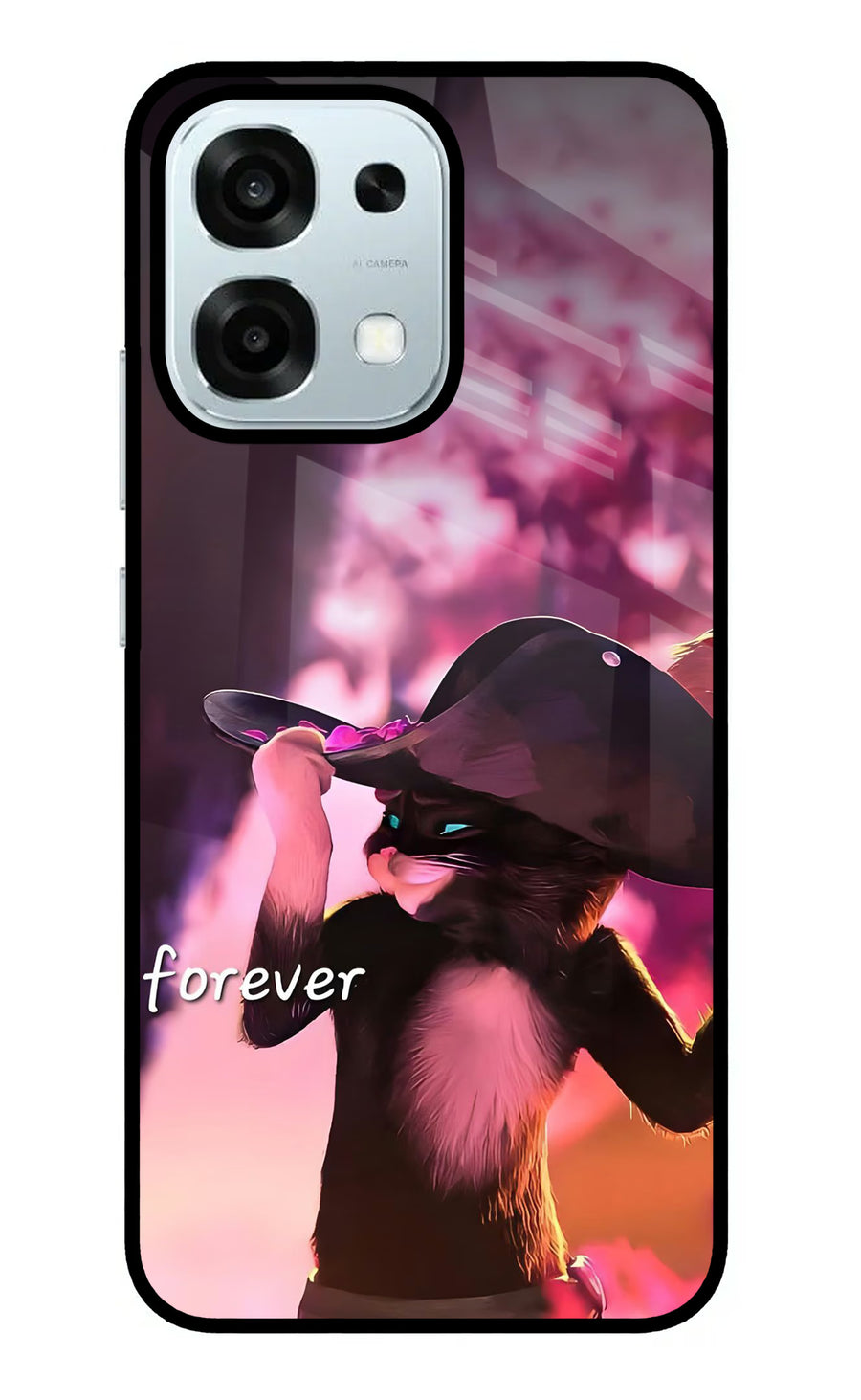 Forever Cat Oppo F31 5G Back Cover, Metal case