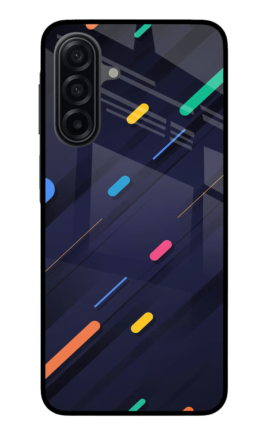 Abstract Design Samsung A17 5G Back Cover, Metal case